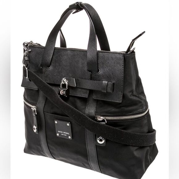 Henri Bendel Jetsetter Backpack - Black and Silver - Small main image 5